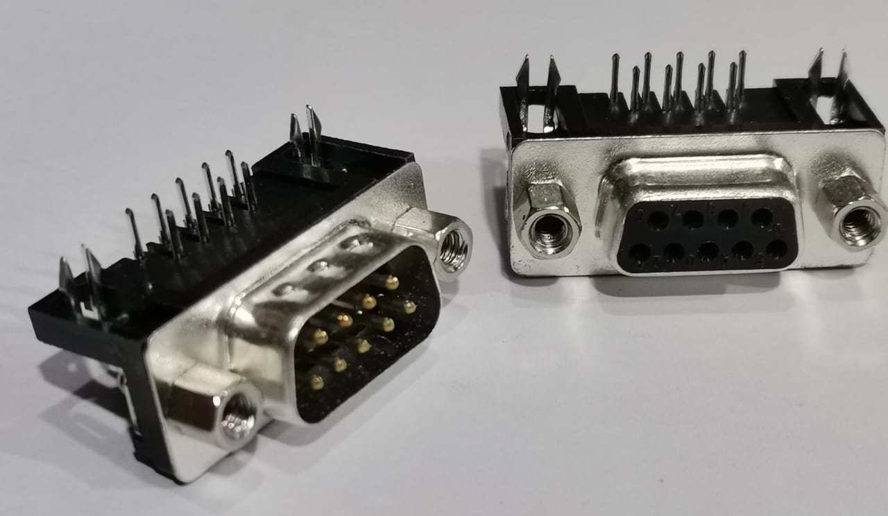 DB9 Male Female PCB Mount